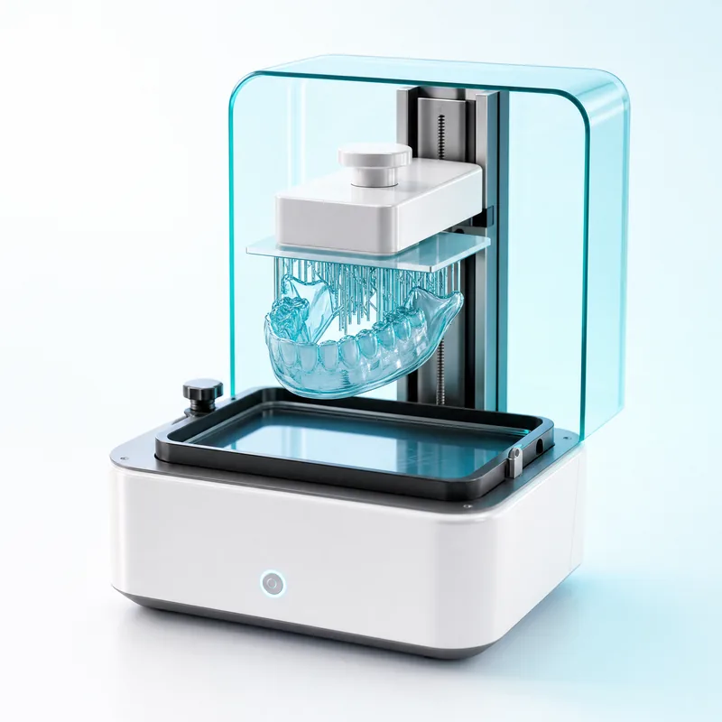 3D принтер с дентален модел